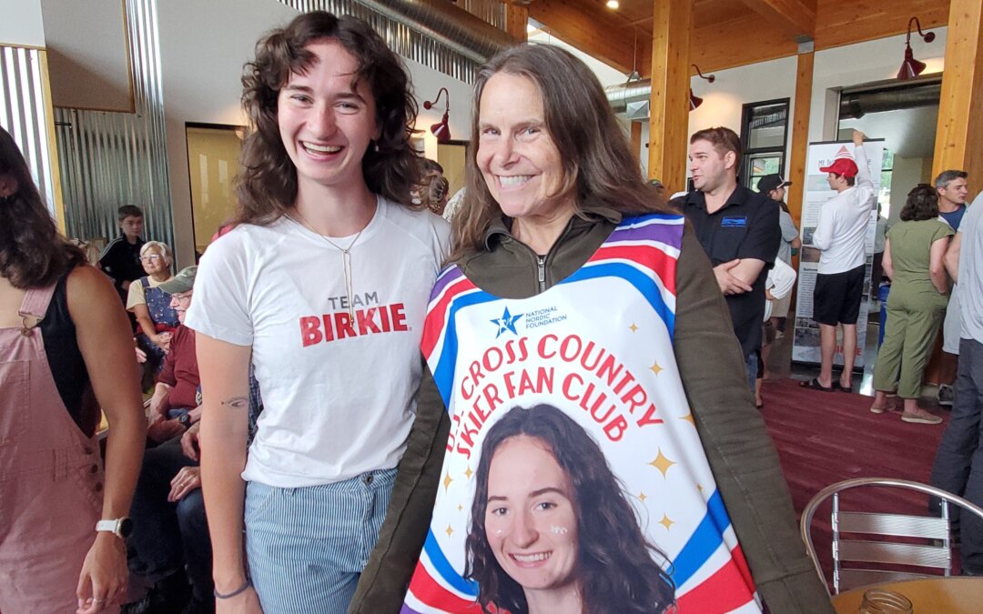 NNF Fan Bib Sighting Captures Heart of Birkie’s Mount Telemark Village Grand Opening